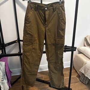 BDG Urban Outfitters Olive Green Cargo Pants Size 32 Utility Pockets OBI539747